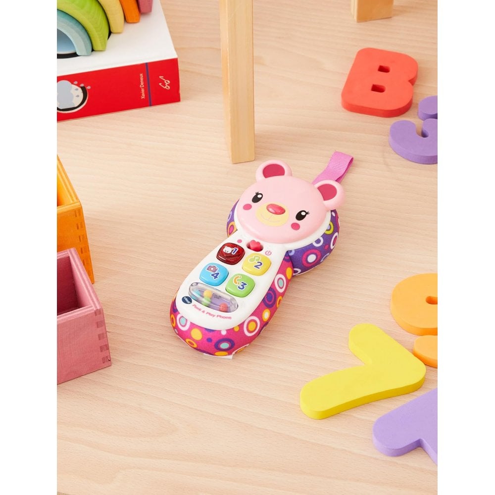 Peek & Play Phone Pink