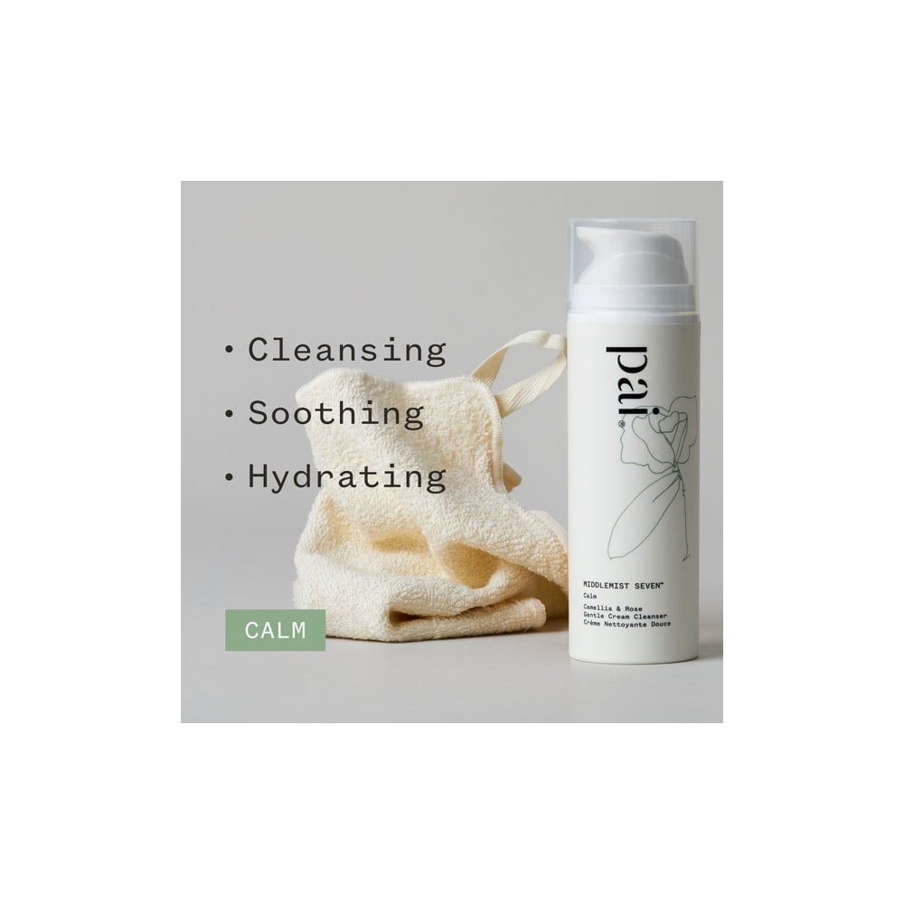 Middlemist Seven Gentle Cream Cleanser and Cloth for Sensitive Skin - 150ml
