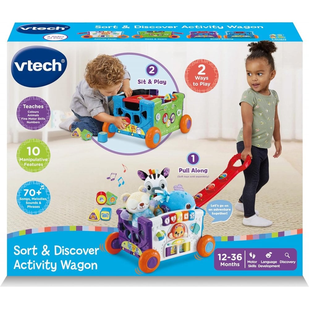 VTech Baby: Sort & Discover Activity Wagon
