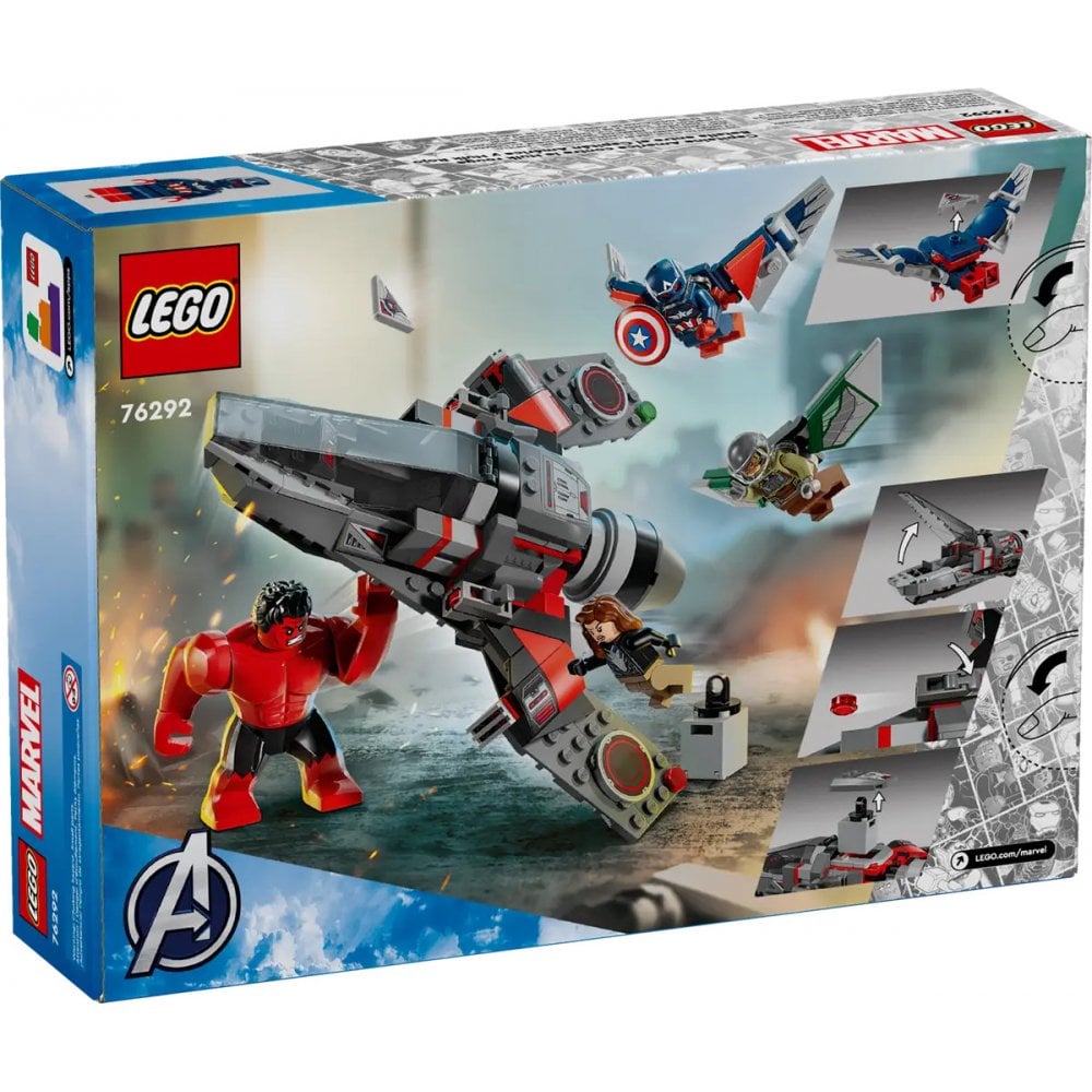 Captain America vs Red Hulk Battle