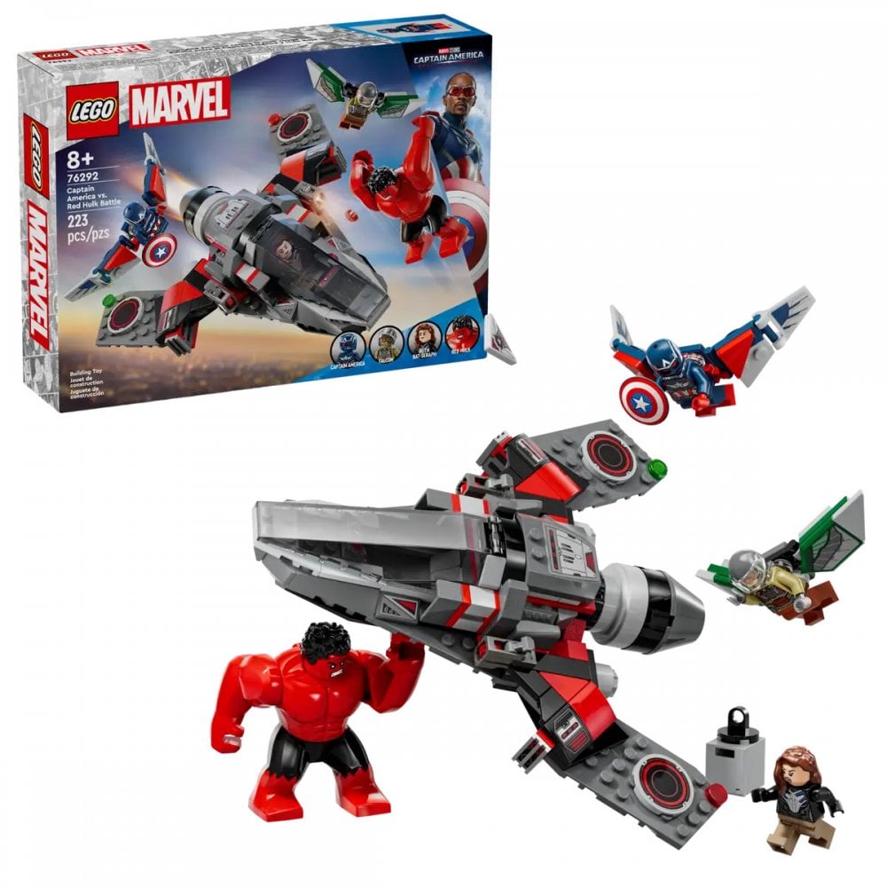 Captain America vs Red Hulk Battle