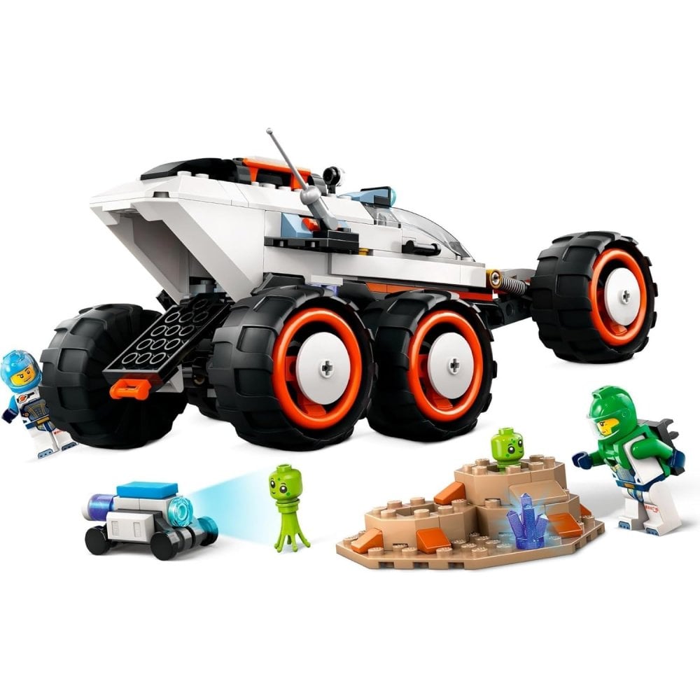 City Space Explorer Rover and Alien Life Building Toys Set