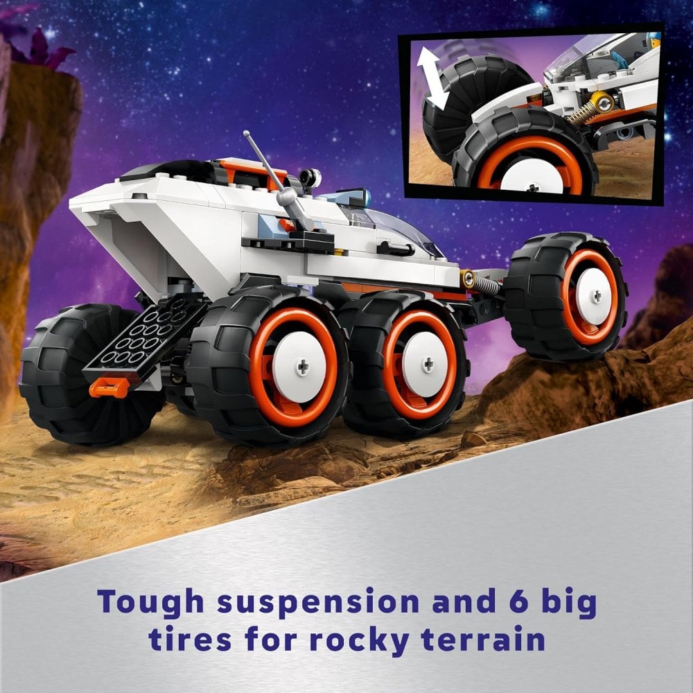 City Space Explorer Rover and Alien Life Building Toys Set
