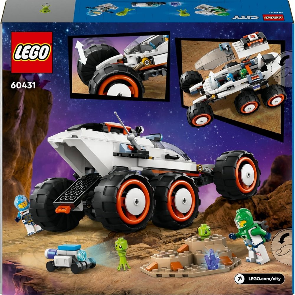 City Space Explorer Rover and Alien Life Building Toys Set