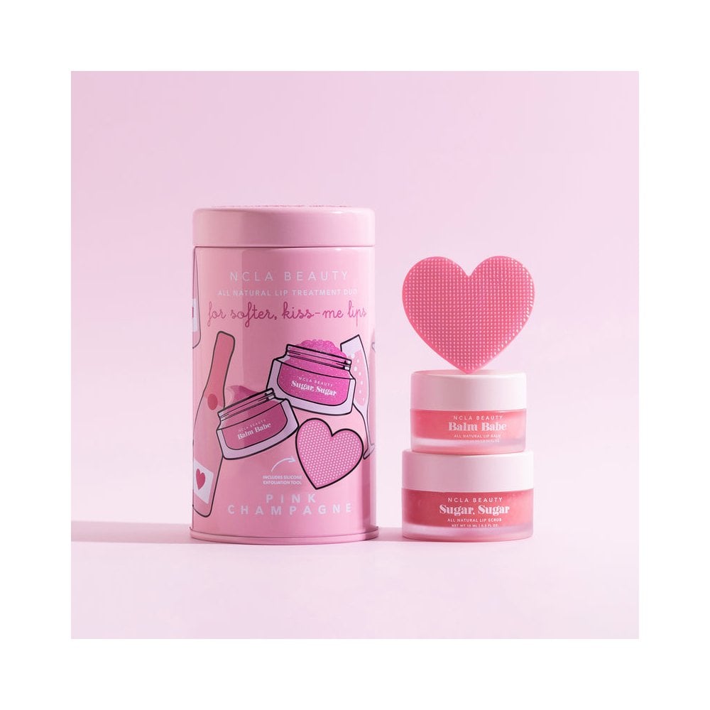 Pink Champagne Lip Care Duo + Lip Scrubber