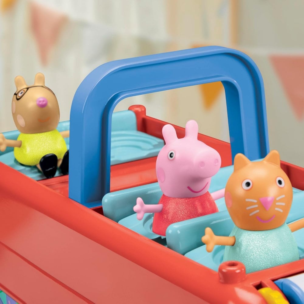 Peppa Pig Peppa’s 2-in-1 Party Bus Playset with Toy Figures