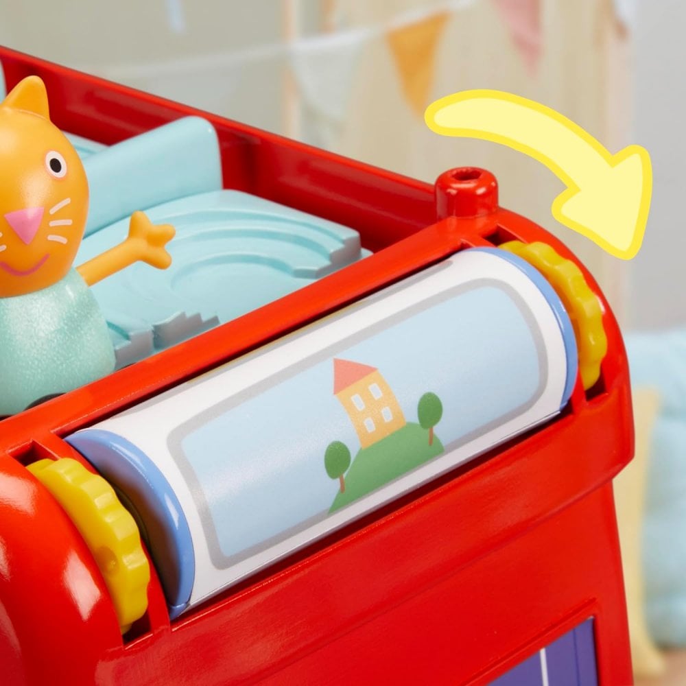 Peppa Pig Peppa’s 2-in-1 Party Bus Playset with Toy Figures