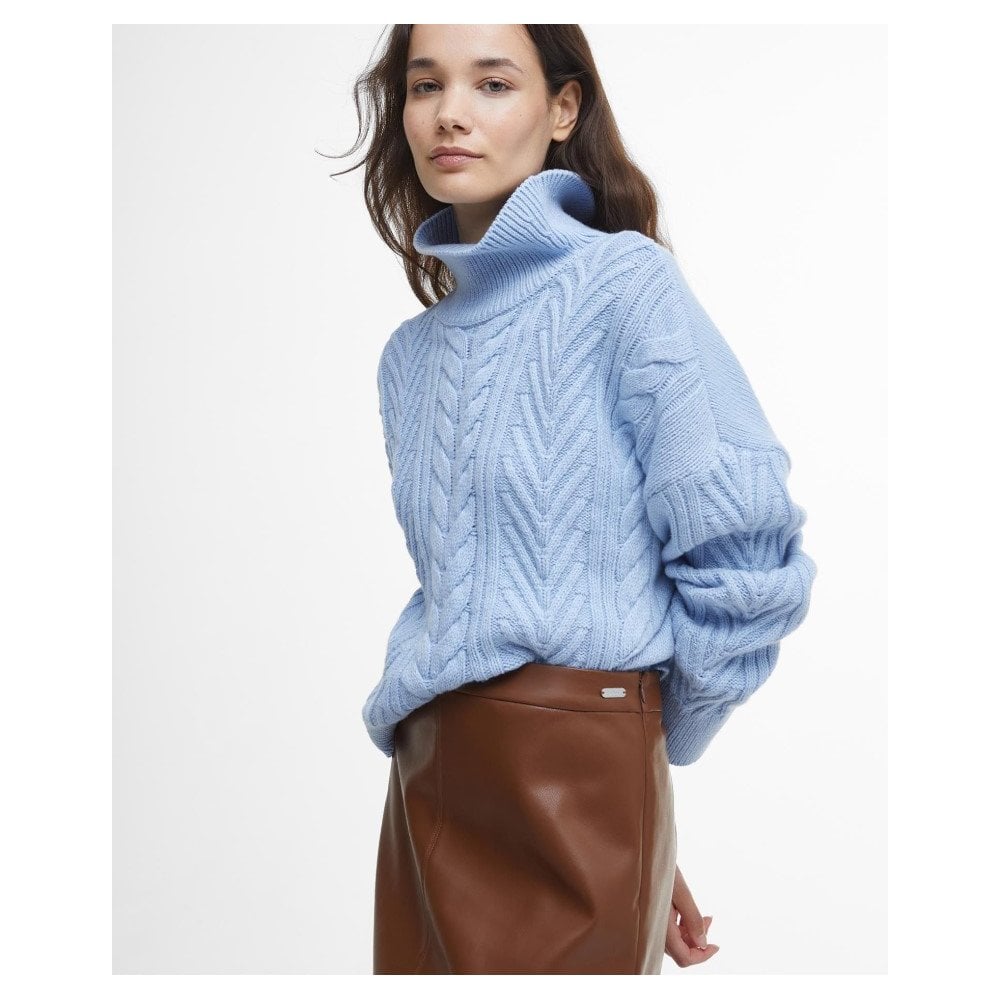 Shelby Faux-Leather Midi Skirt