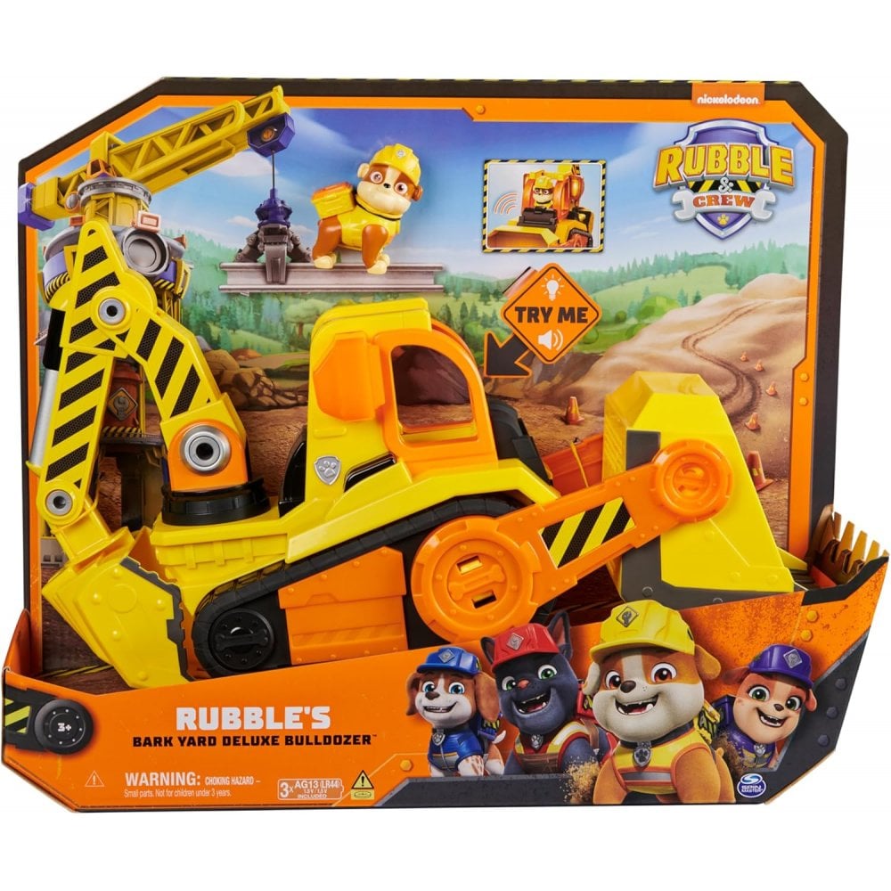 Rubble & Crew Rubbles Barkyard Deluxe Bulldozer