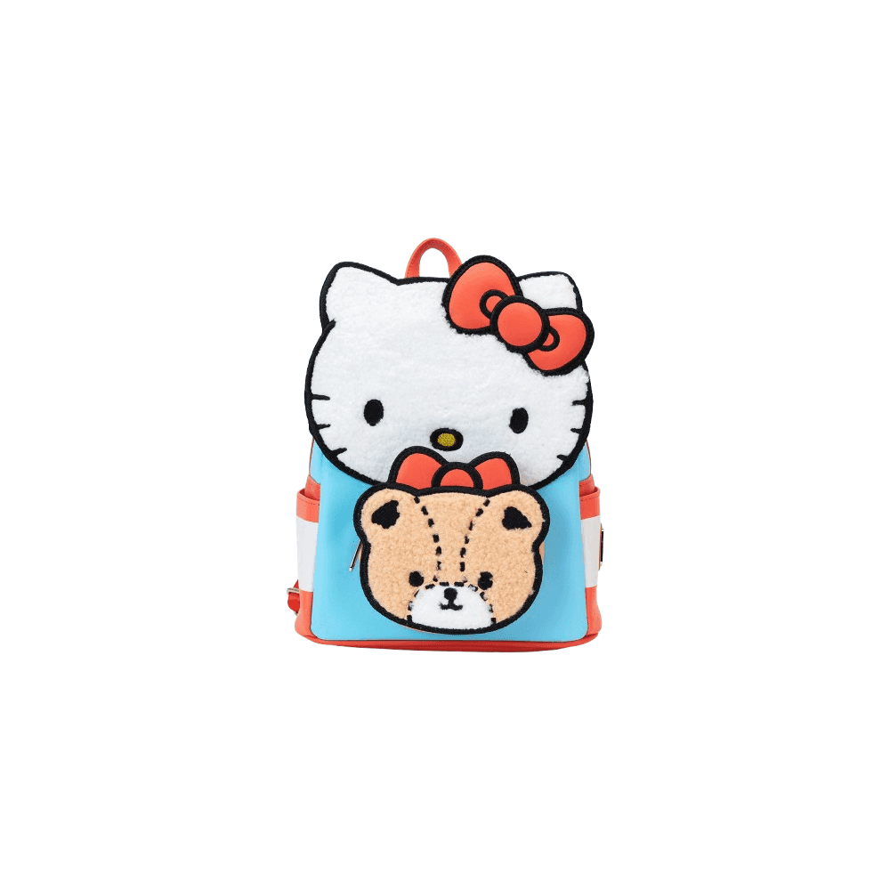 Sanrio Hello Kitty & Tiny Chum Bear Sherpa Mini Backpack
