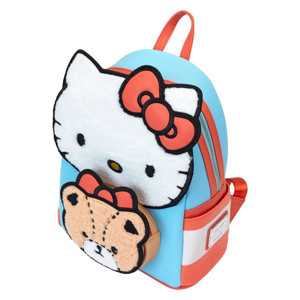 Sanrio Hello Kitty & Tiny Chum Bear Sherpa Mini Backpack