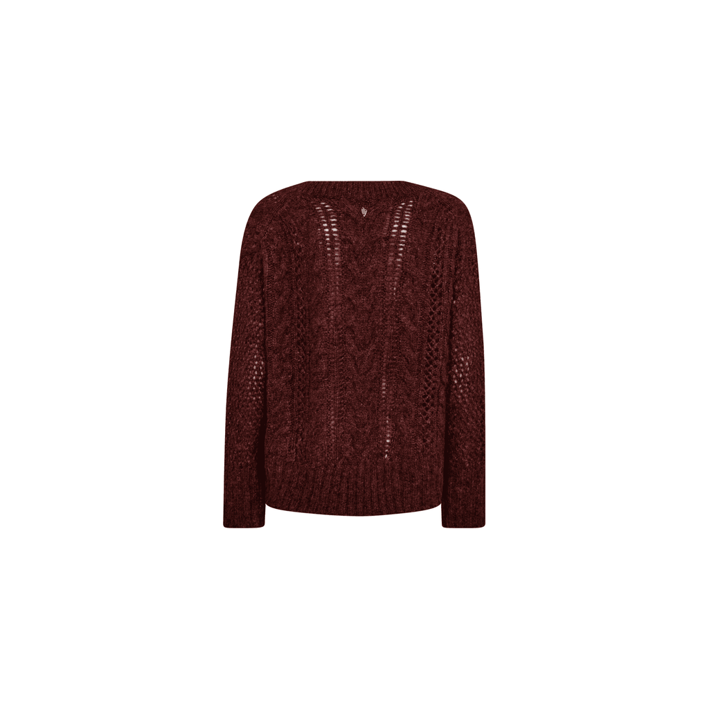 MMWelma Cable V-Neck Knit