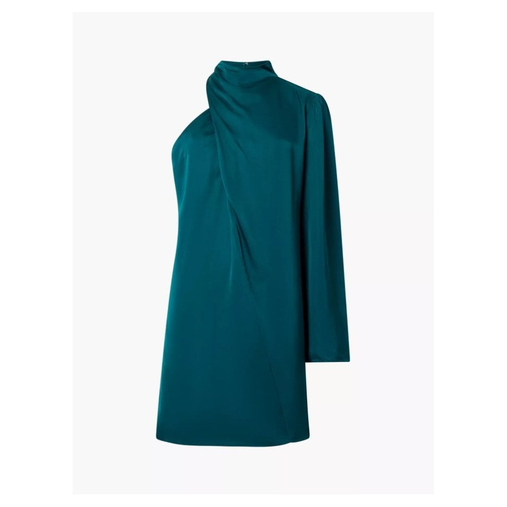 Ennis Eco Satin Asymmetric Mini Dress