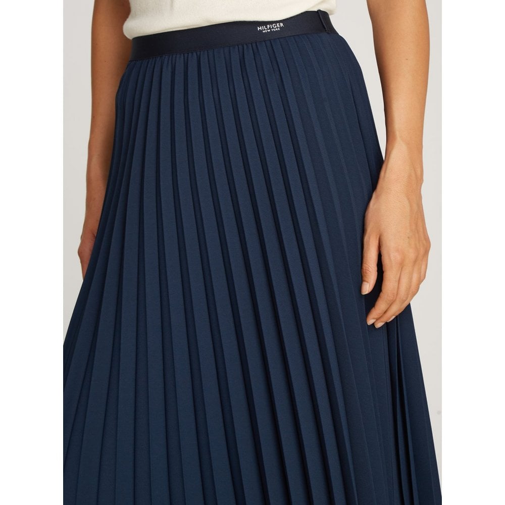 Pleated Midi Skirt