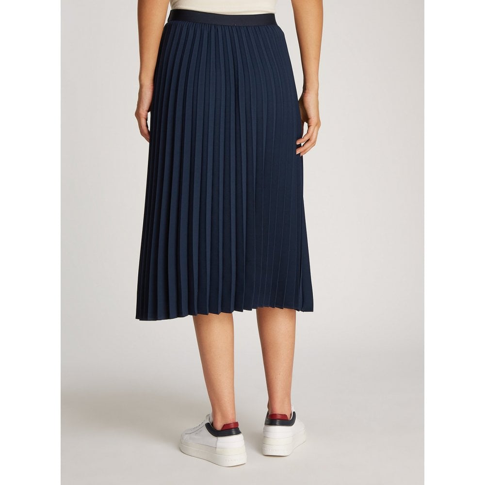 Pleated Midi Skirt