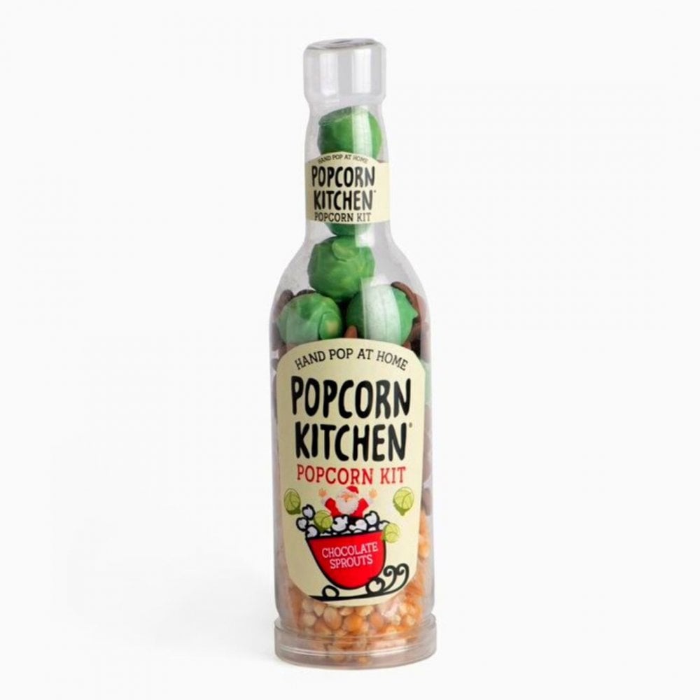 Novelty Chocolate Sprouts Pop At Home Popcorn Kit, 440g