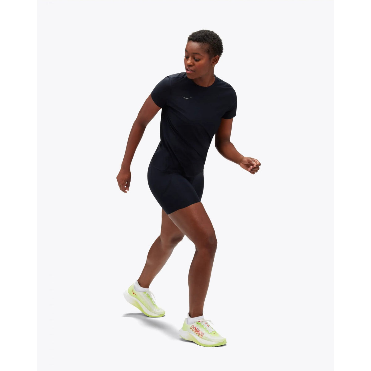 W Airolite Run Short Sleeve Top