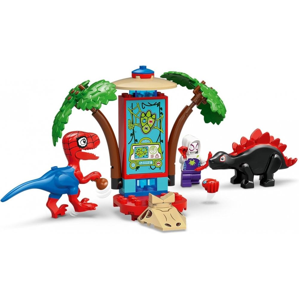 Spidey and Gobbys Raptor Battle at Tree
