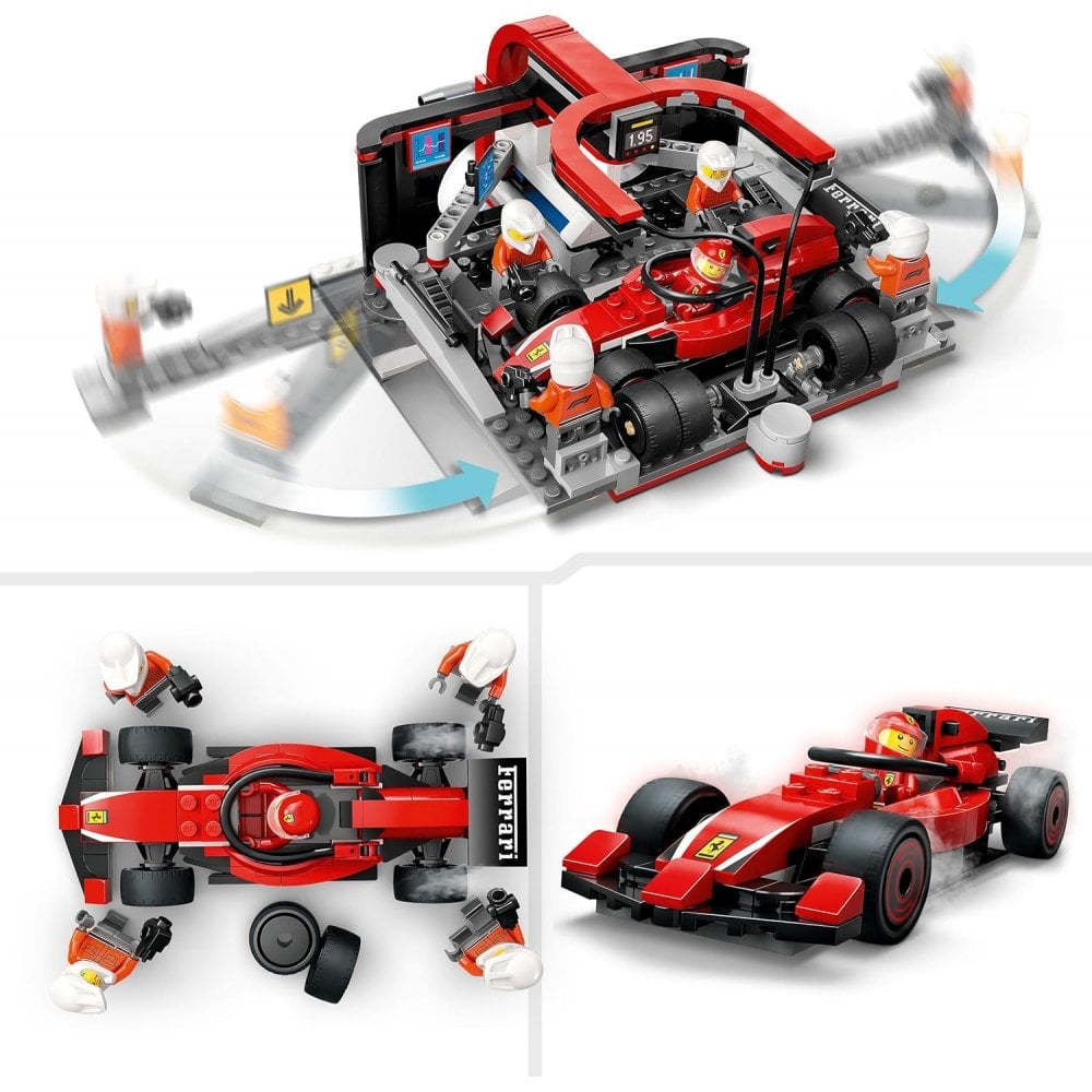 F1® Pit Stop & Pit Crew with Ferrari Car