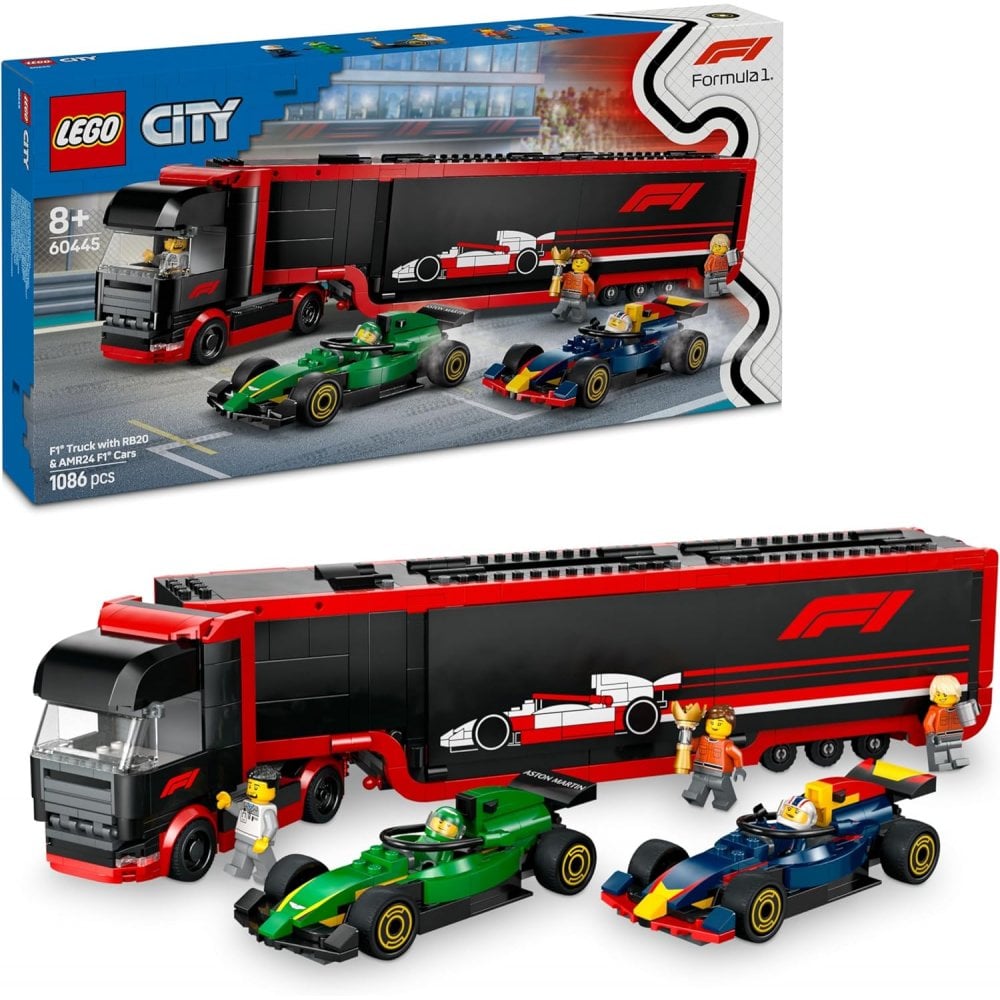 F1® Truck with RB20 & AMR24 F1® Cars