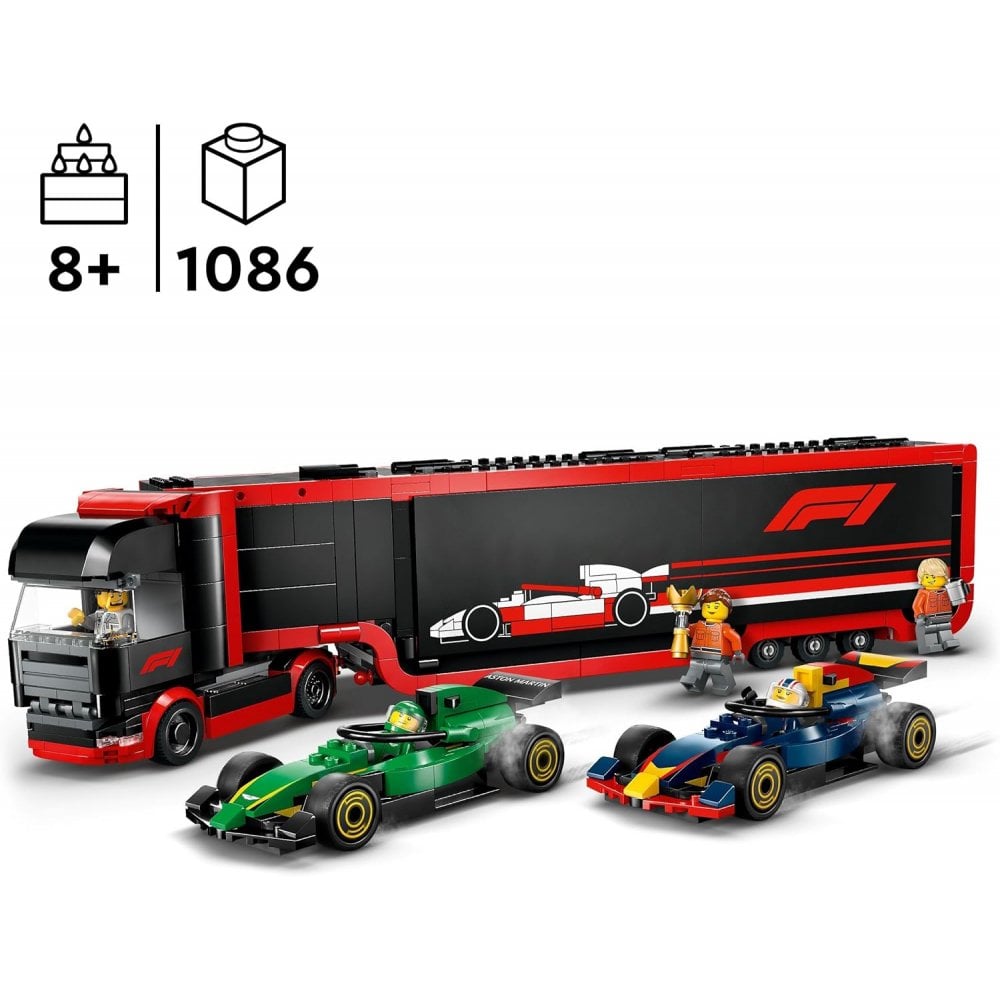 F1® Truck with RB20 & AMR24 F1® Cars