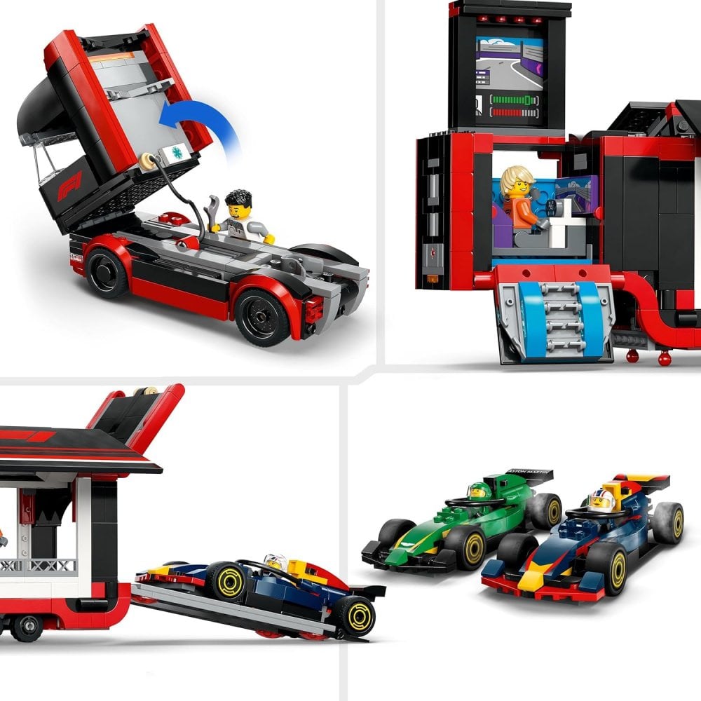 F1® Truck with RB20 & AMR24 F1® Cars