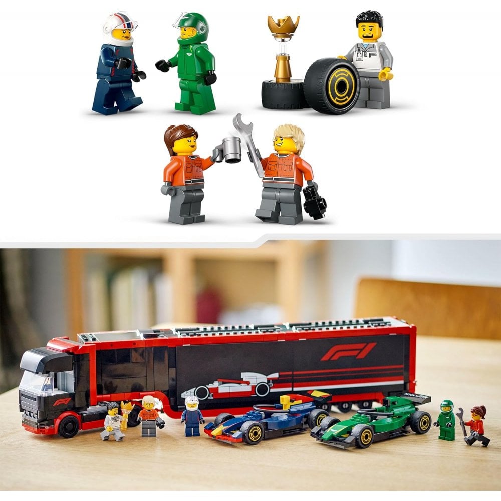 F1® Truck with RB20 & AMR24 F1® Cars