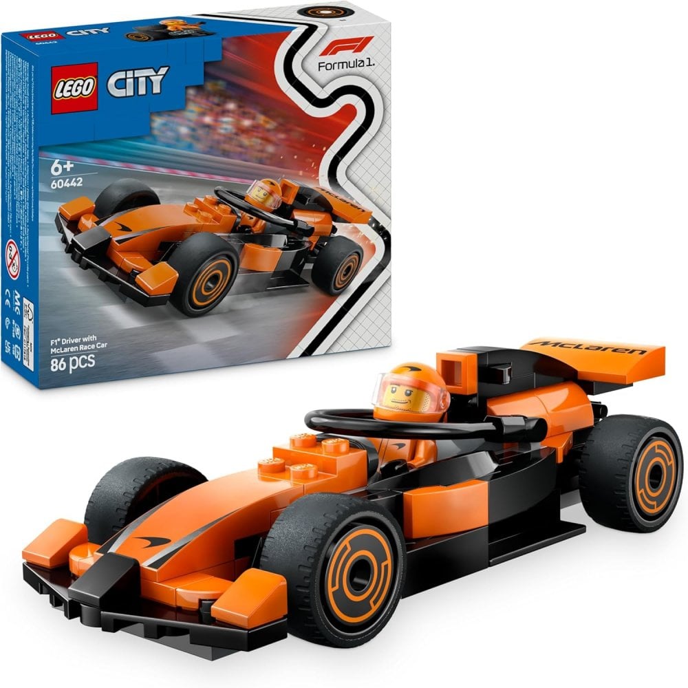 F1 Driver with McLaren Race Car