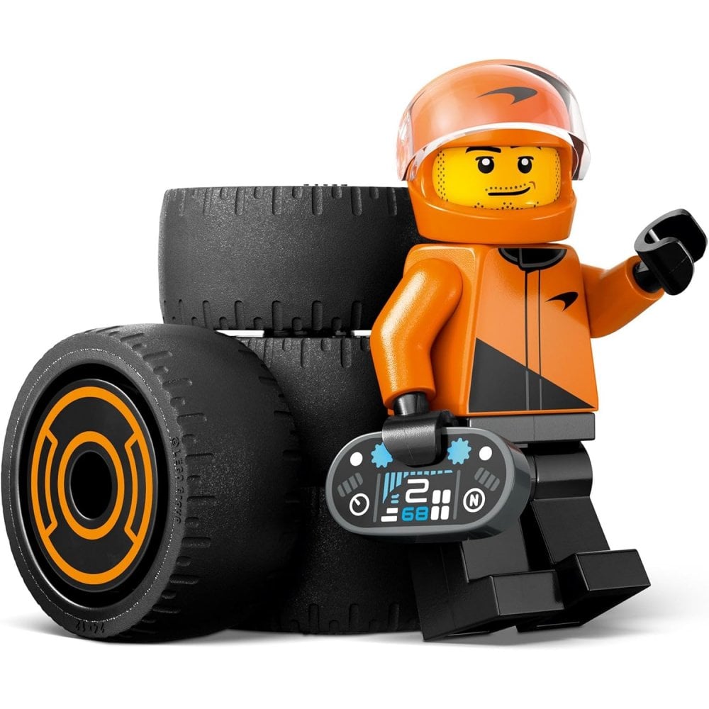 F1 Driver with McLaren Race Car