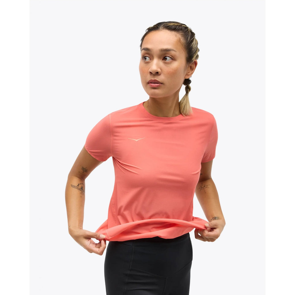 W Airolite Run Short Sleeve Top