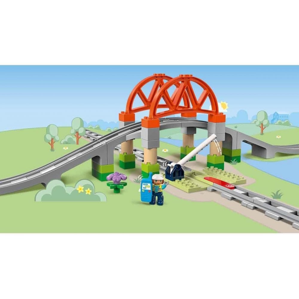 Train Bridge and Tracks Expansion Set