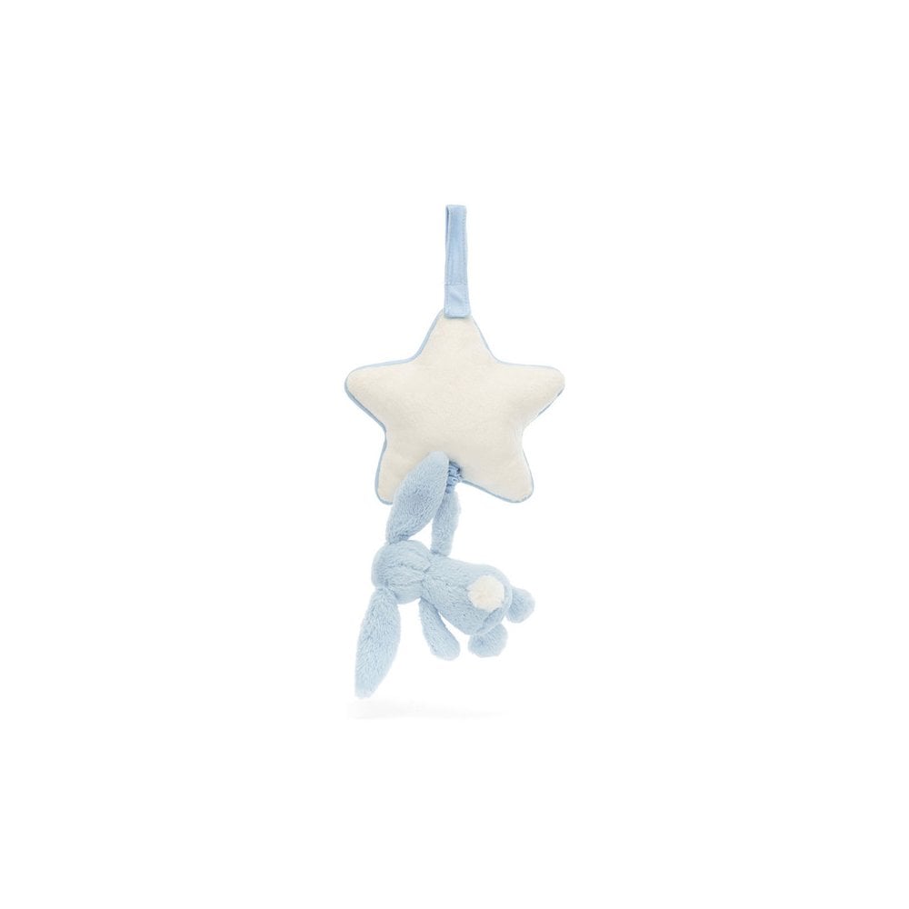 Bashful Blue Bunny Musical Pull