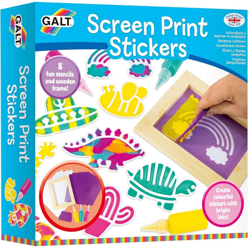 Screen Print Stickers