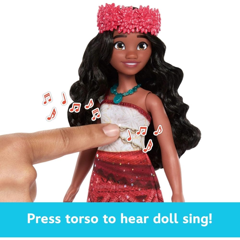 Disney Moana 2 Singing Adventure Moana Doll with Accessories