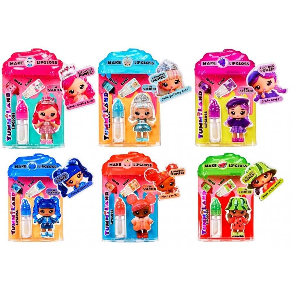 Yummiland Lipgloss Doll Character Assortment in PDQ