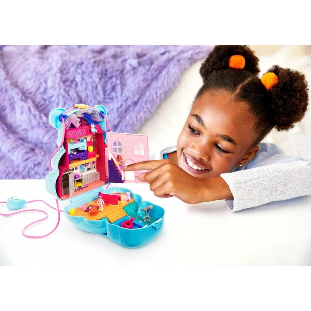 Polly Pocket Teddy Bear Purse Compact