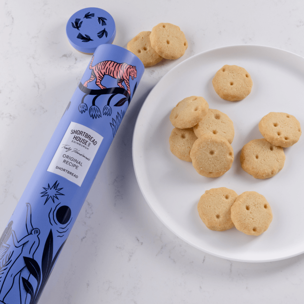 Eden Range Tin of Truly Handmade Original Recipe Shortbread Biscuits - 250g
