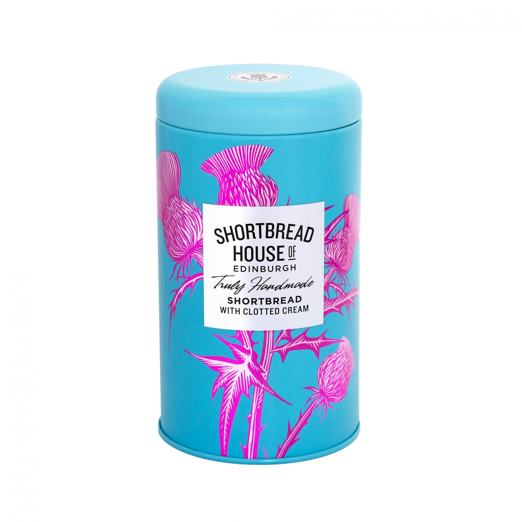 140g Tin of Truly Handmade Shortbread Biscuits with Clotted Cream