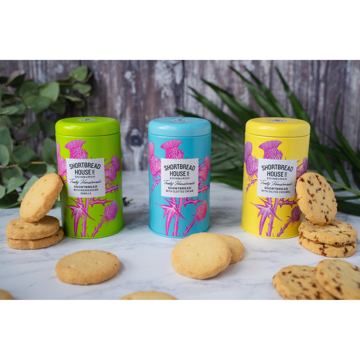 140g Tin of Truly Handmade Shortbread Biscuits with Madagascan Vanilla