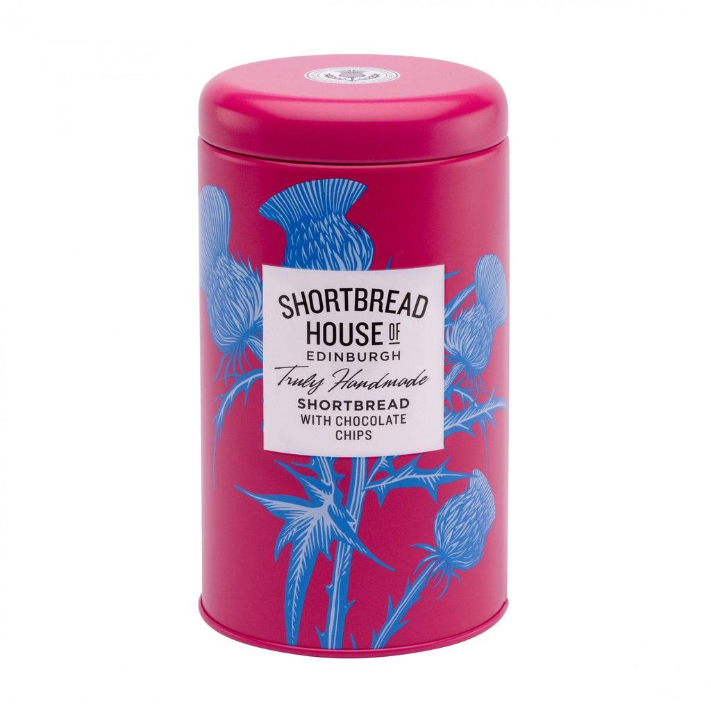 140g Tin of Truly Handmade Shortbread Biscuits with Rich Dark Chocolate