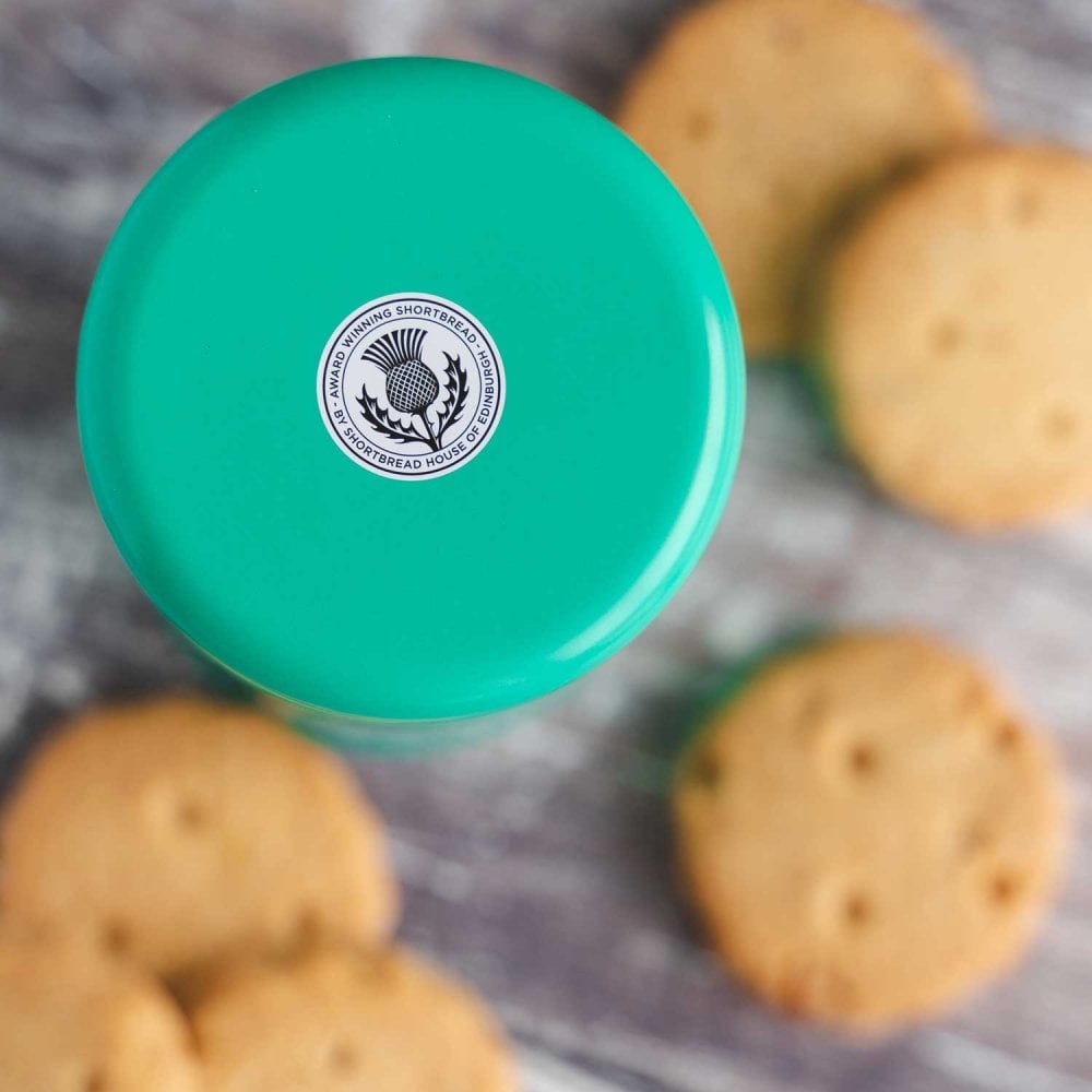 140g Tin of Truly Handmade Shortbread Biscuits with Warming Stem Ginger