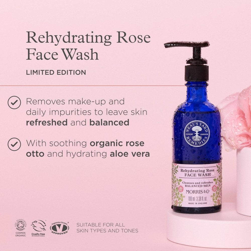 Morris & Co. X Rehydrating Rose Face Wash 100ml