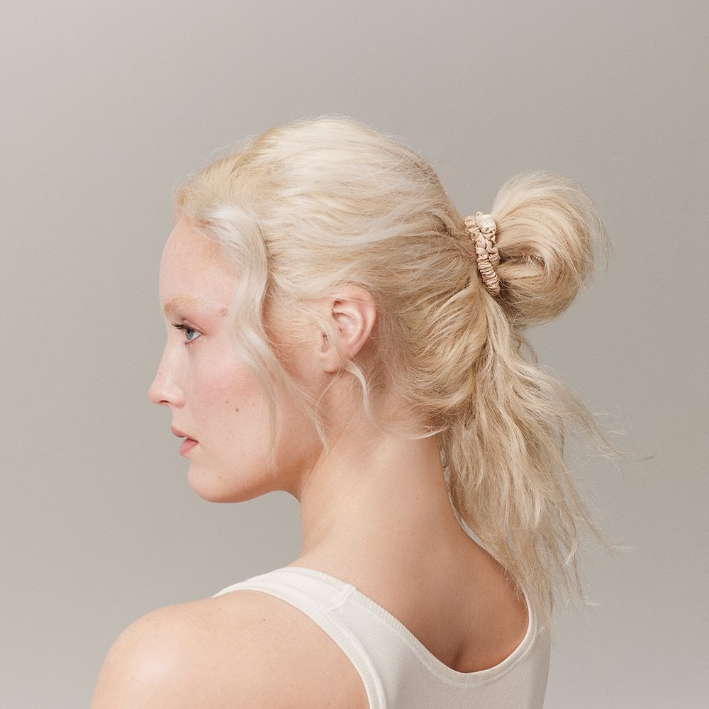 Pure Silk Skinny Scrunchies - Set of 4