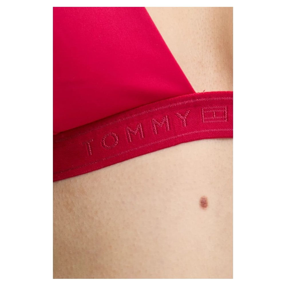 Tommy Hilfiger Tonal Logo Plunge Bikini Top - 88081