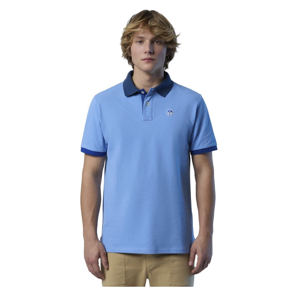 Combo Colors Cuff short sleeve polo