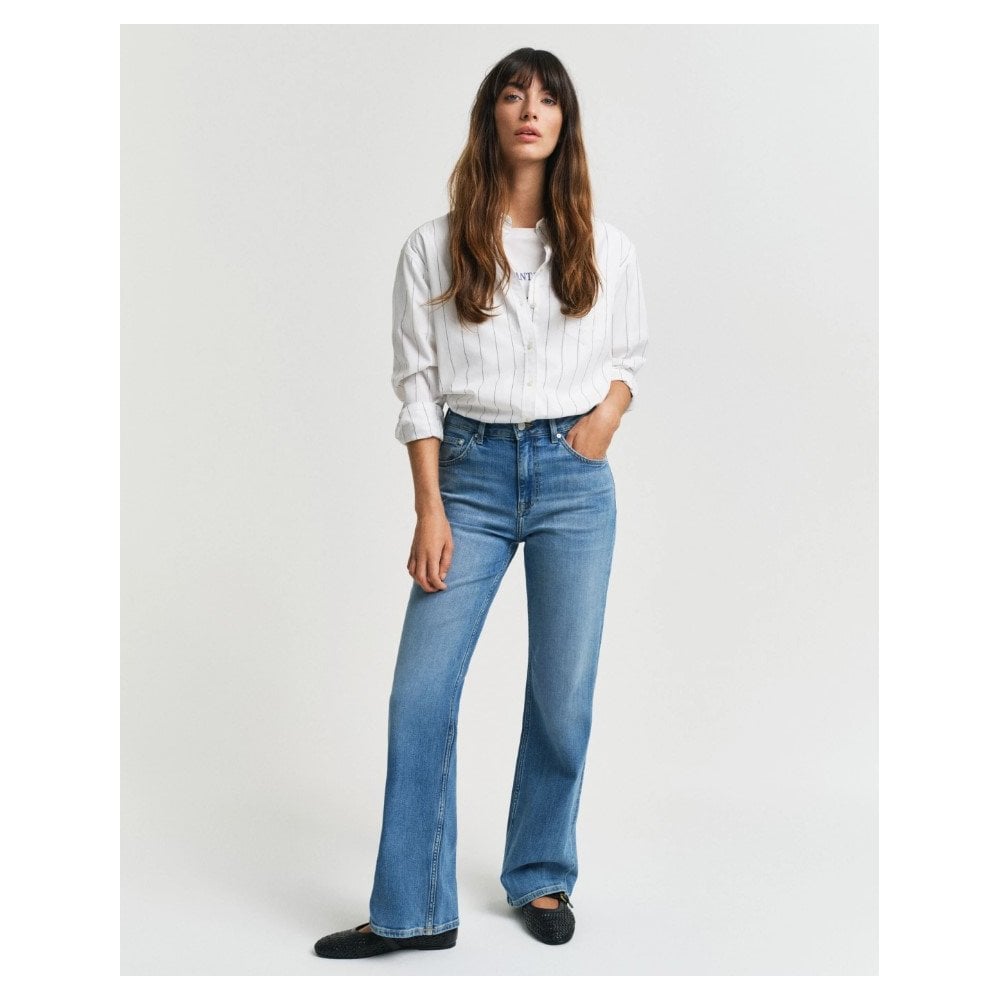 Slim Fit Flared Jeans