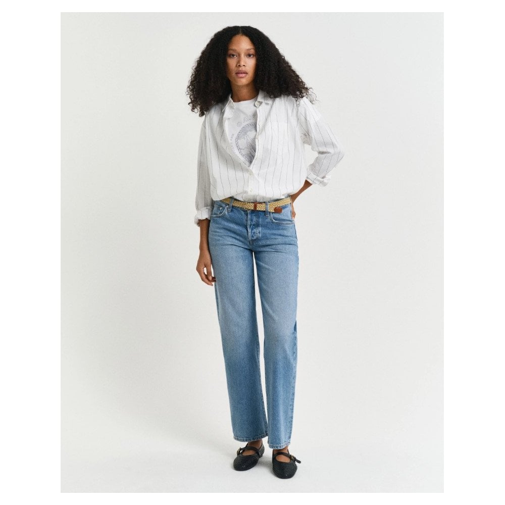 Straight Leg Rigid Jeans