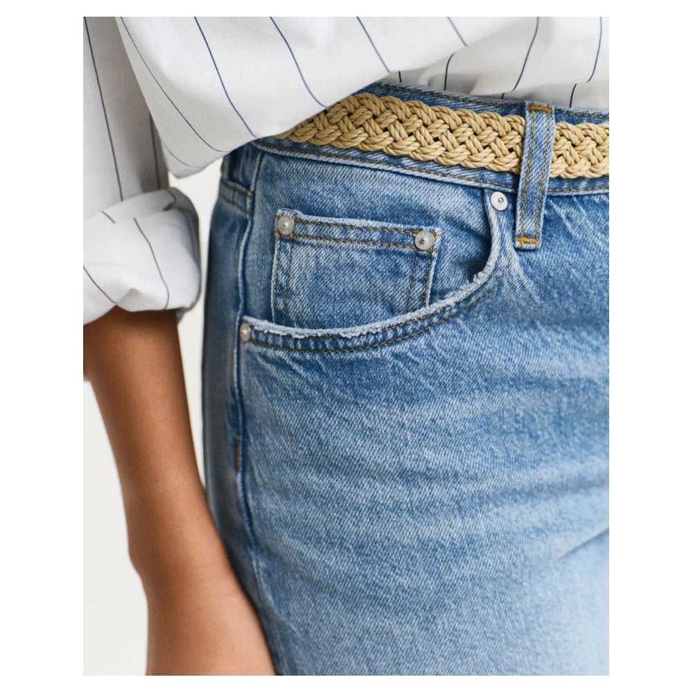 Straight Leg Rigid Jeans