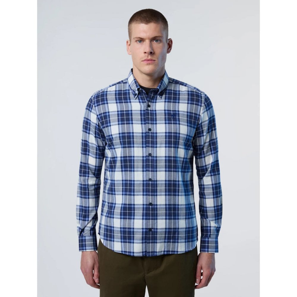 Checked flannel shirt