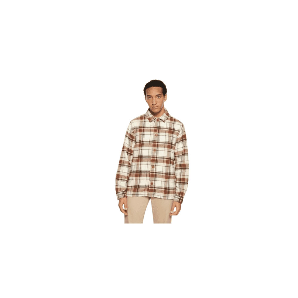 Big Checked Heavy Flannel Overshirt - GOTS/Vegan